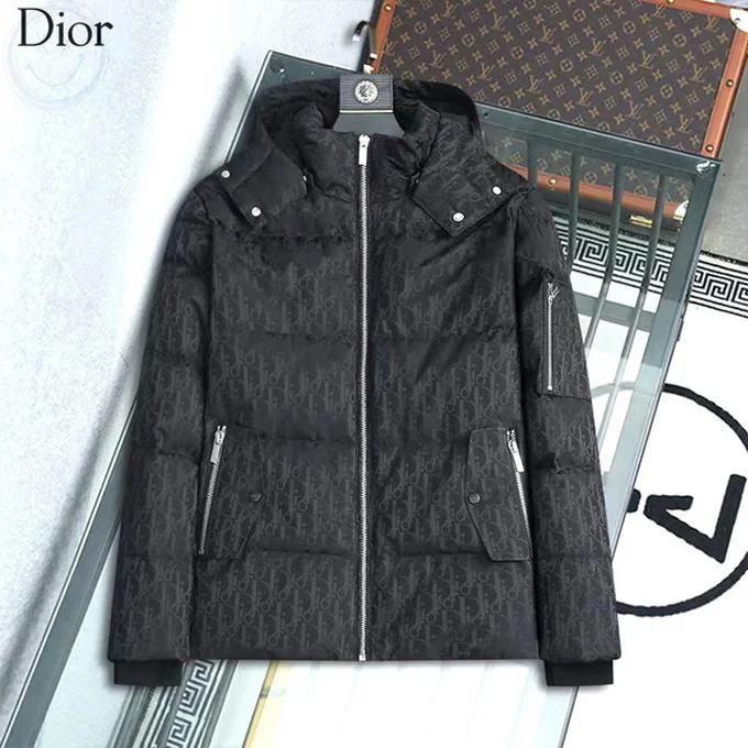 Dior Down Jacket Luxury Men's Puffer Sizes M-3XL