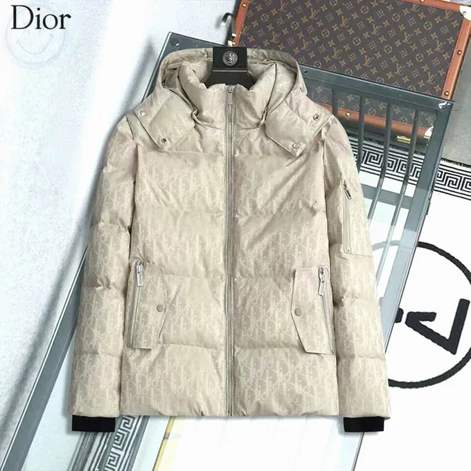 Dior Down Jacket Luxury Men's Puffer Sizes M-3XL