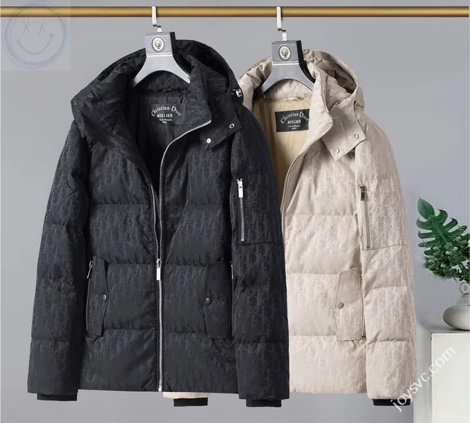 Dior Down Jacket Luxury Men's Puffer Sizes M-3XL