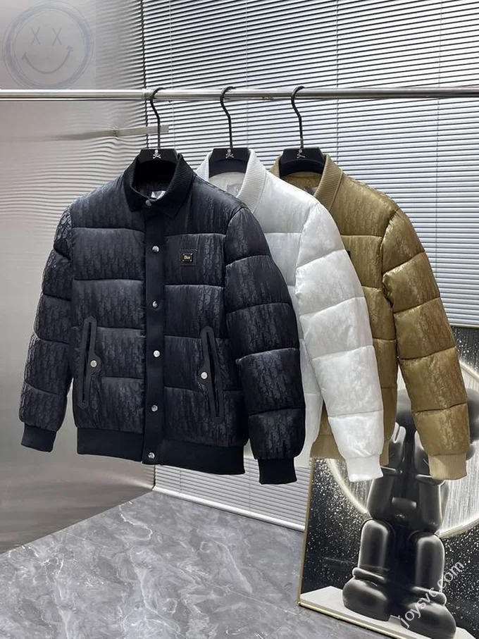 Dior Down Jacket Luxury Men's Puffer Sizes M-3XL