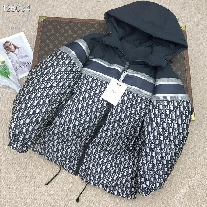 Dior Down Jacket Luxury Men's Puffer Sizes S-2XL