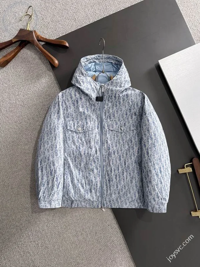 Dior Down Jacket Luxury Men's Puffer Sizes S-2XL