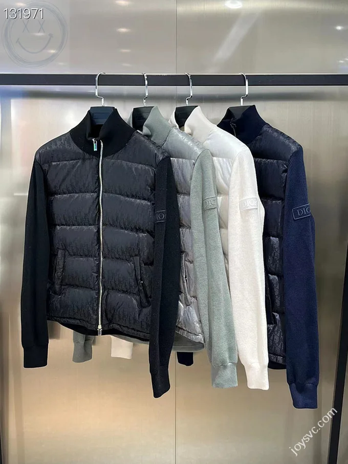 Dior Down Jacket Luxury Men's Puffer Sizes 44-52