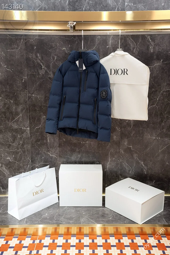 Dior Down Jacket Luxury Men's Puffer Sizes 46-52