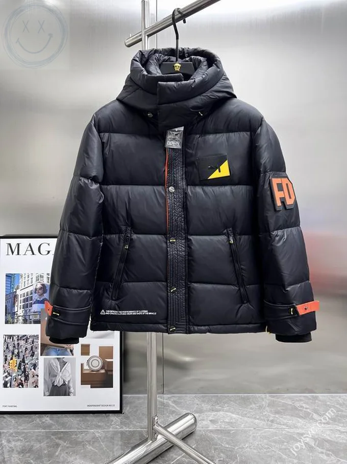Fendi Down Jacket Luxury Men's Puffer Sizes M-3XL