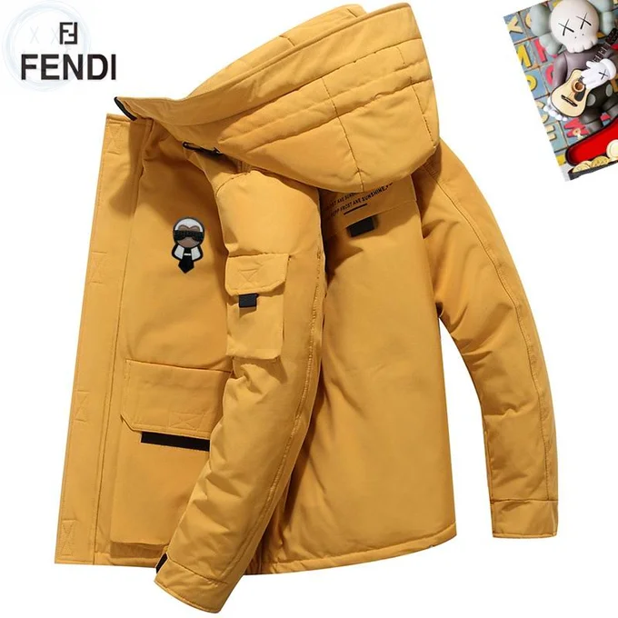 Fendi Down Jacket Luxury Men's Puffer Sizes M-3XL