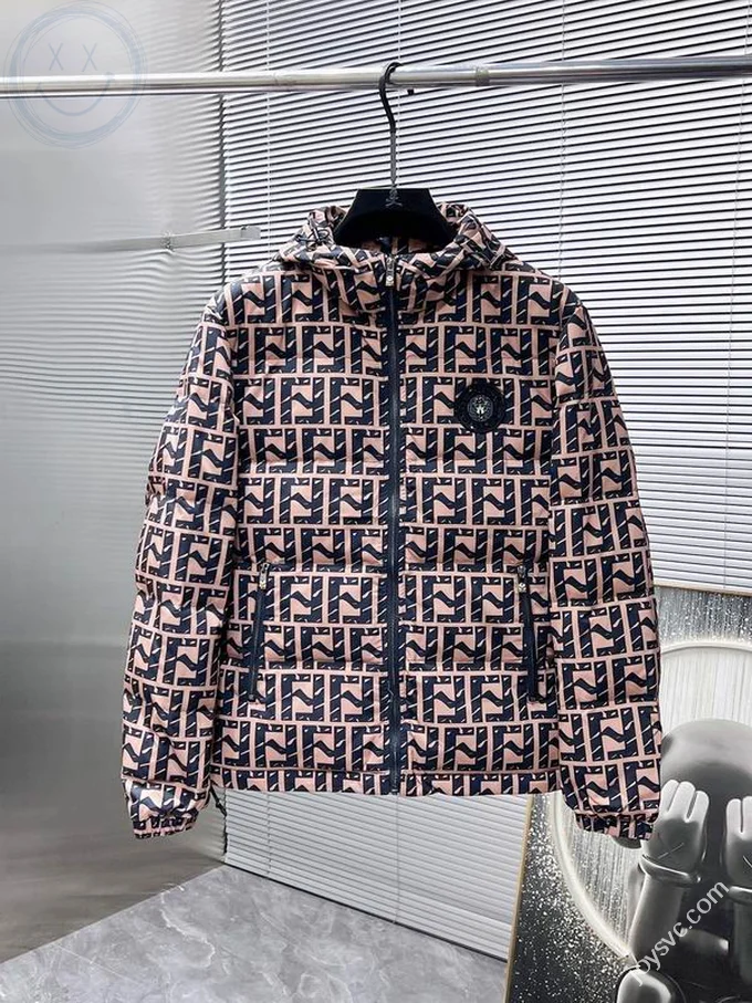 Fendi Down Jacket Luxury Men's Puffer Sizes M-3XL