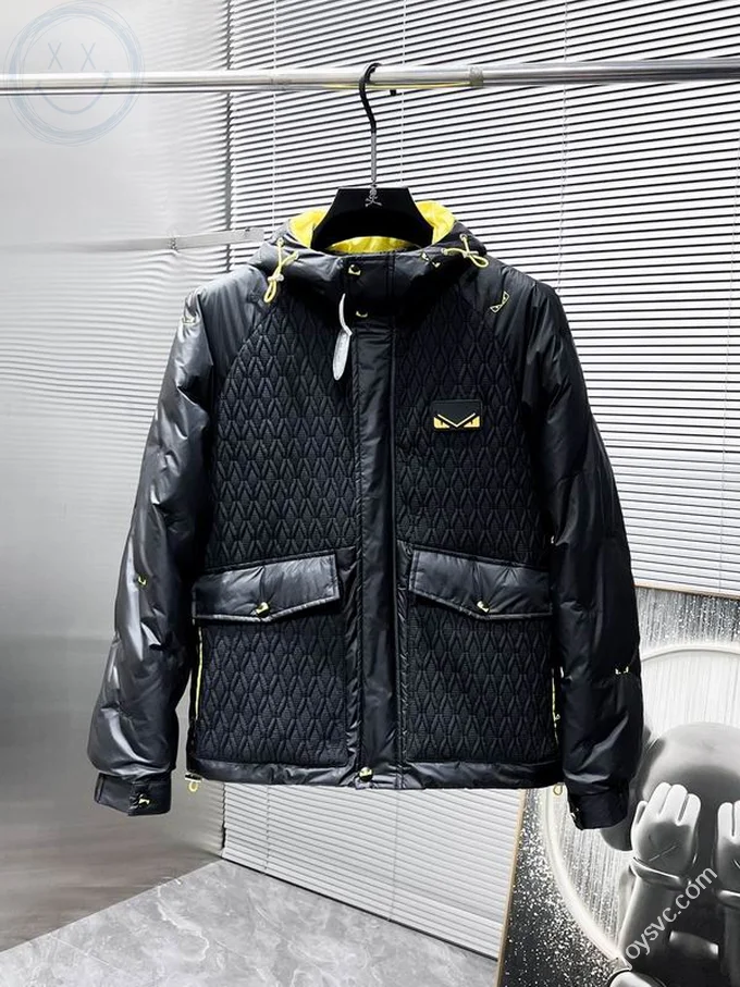 Fendi Down Jacket Luxury Men's Puffer Sizes M-3XL