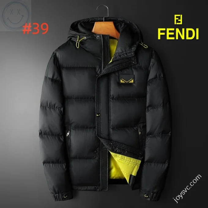 Fendi Down Jacket Luxury Men's Puffer Sizes M-4XL