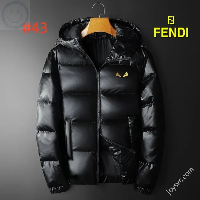 Fendi Down Jacket Luxury Men's Puffer Sizes M-4XL