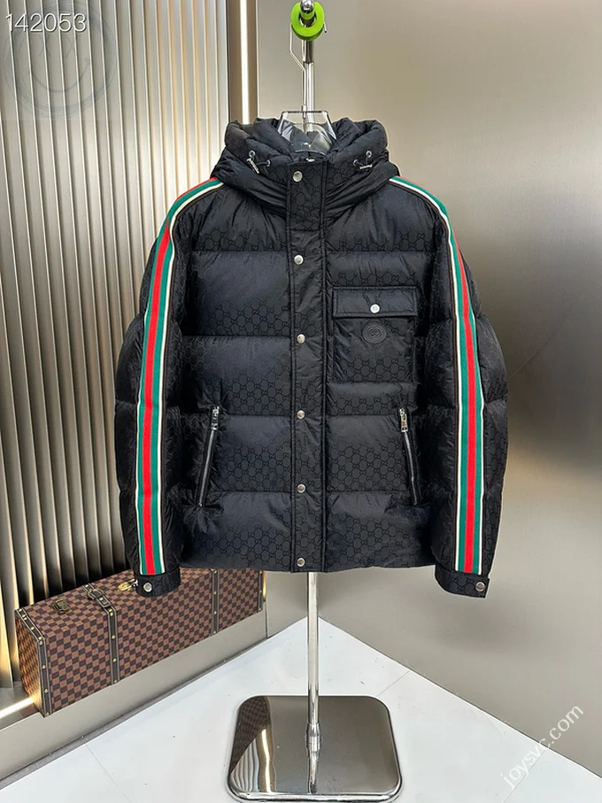 Gucci Down Jacket Luxury Men's Puffer Sizes M-2XL