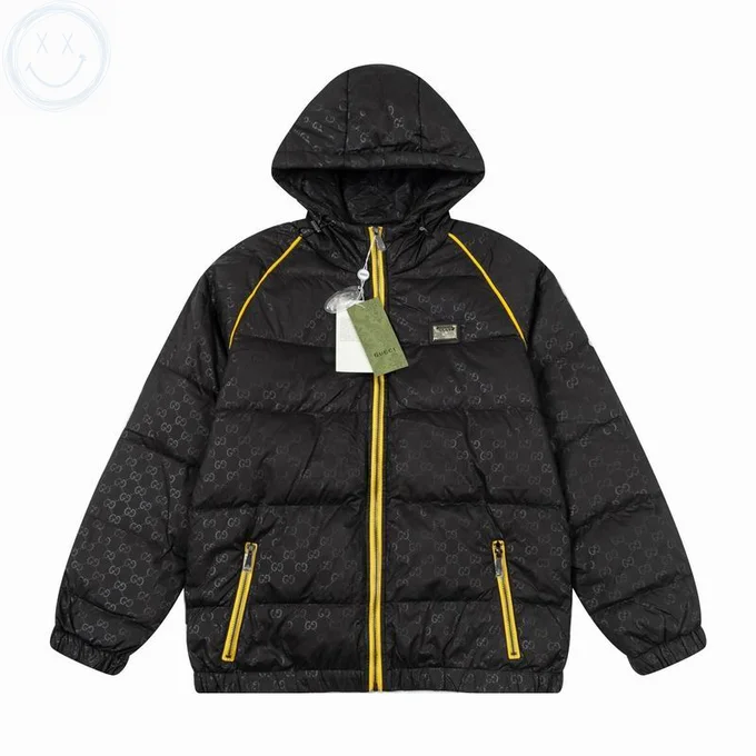 Gucci Down Jacket Luxury Men's Puffer Sizes M-2XL