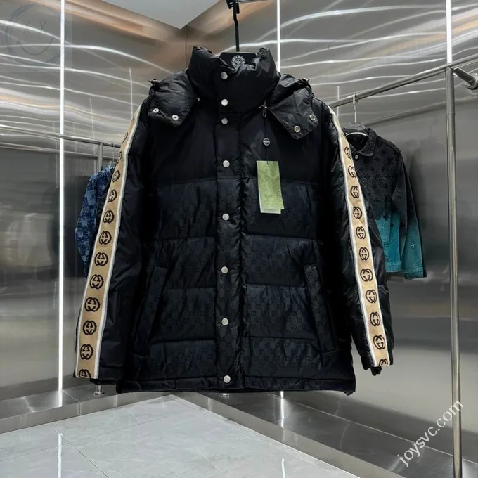 Gucci Down Jacket Luxury Men's Puffer Sizes M-2XL