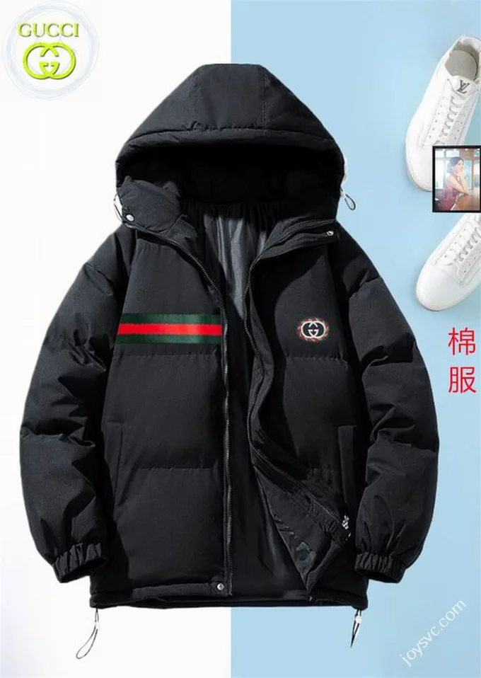 Gucci Down Jacket Luxury Men's Puffer Sizes M-3XL