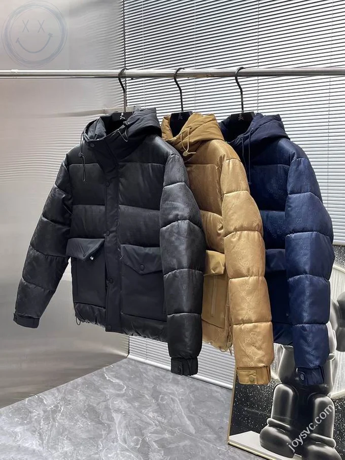 Gucci Down Jacket Luxury Men's Puffer Sizes M-3XL