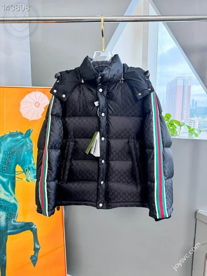 Gucci Down Jacket Luxury Unisex Puffer Sizes 38-48