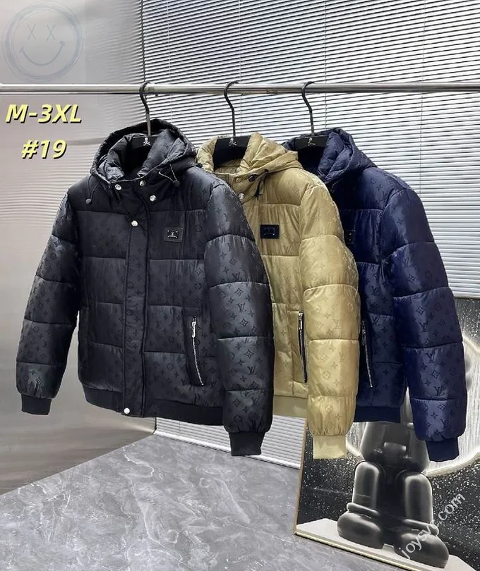 LV Down Jacket Louis Vuitton Luxury Men's Sizes M-3XL