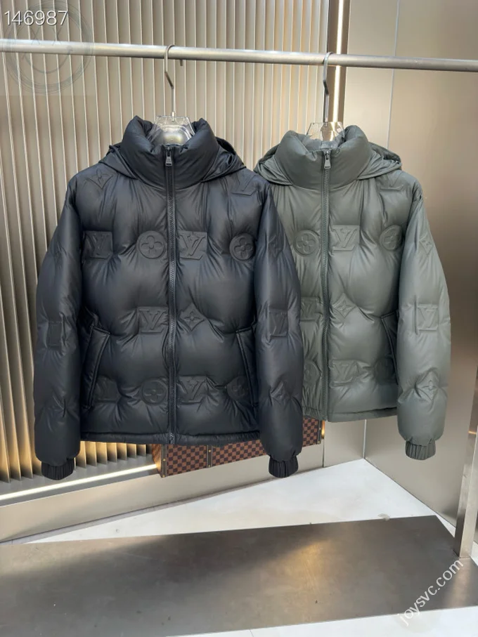 LV Down Jacket Louis Vuitton Luxury Men's Sizes M-3XL