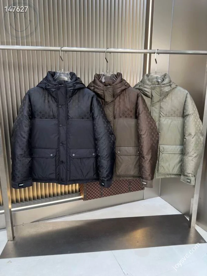 LV Down Jacket Louis Vuitton Luxury Men's Sizes M-3XL