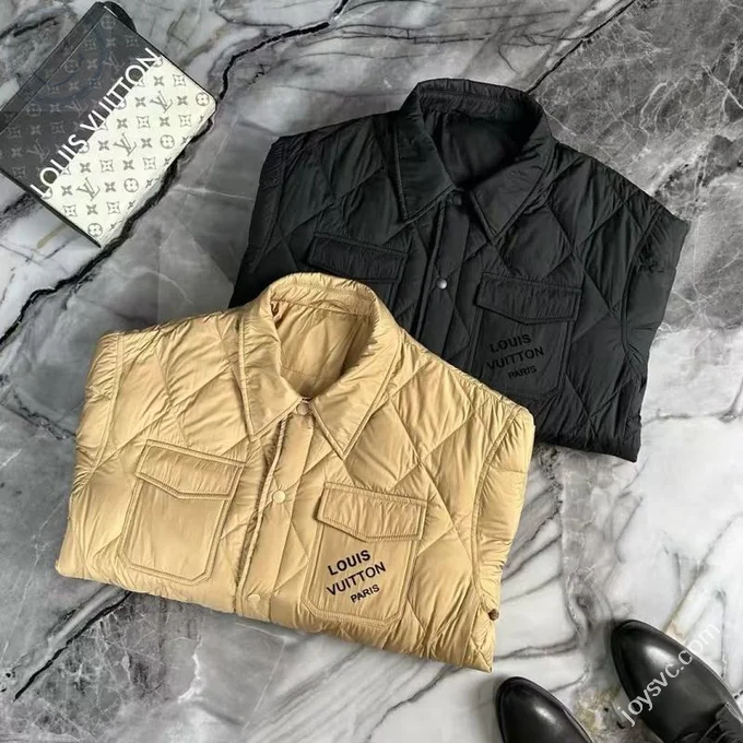 LV Down Jacket Louis Vuitton Luxury Men's Sizes M-3XL