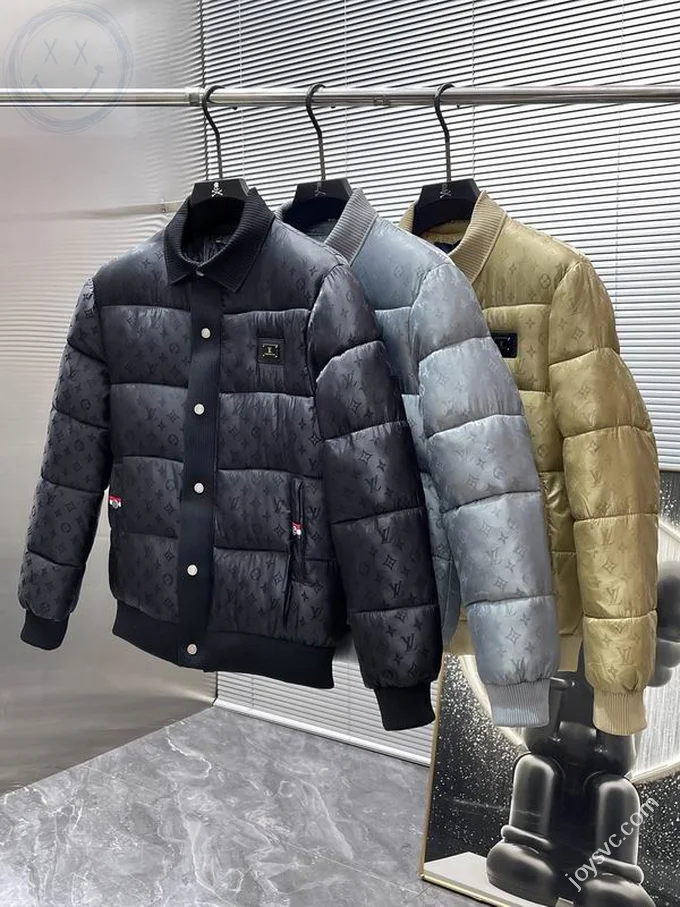 LV Down Jacket Louis Vuitton Luxury Men's Sizes M-3XL