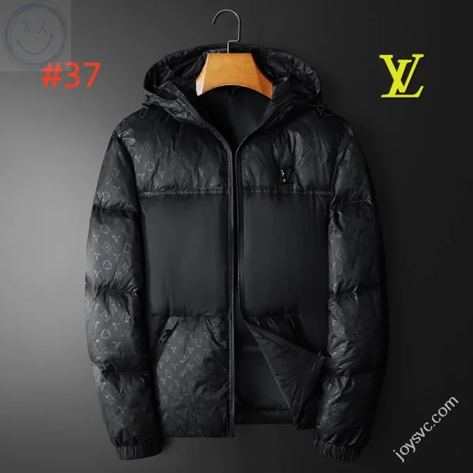 LV Down Jacket Louis Vuitton Luxury Men's Sizes M-4XL