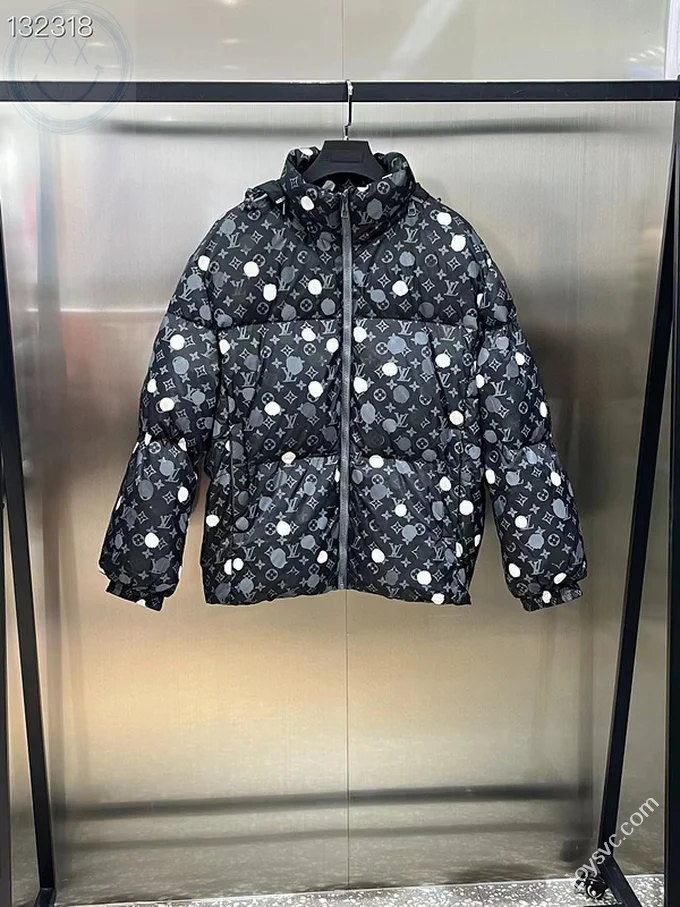 LV Down Jacket Louis Vuitton Luxury Men's Sizes S-XL