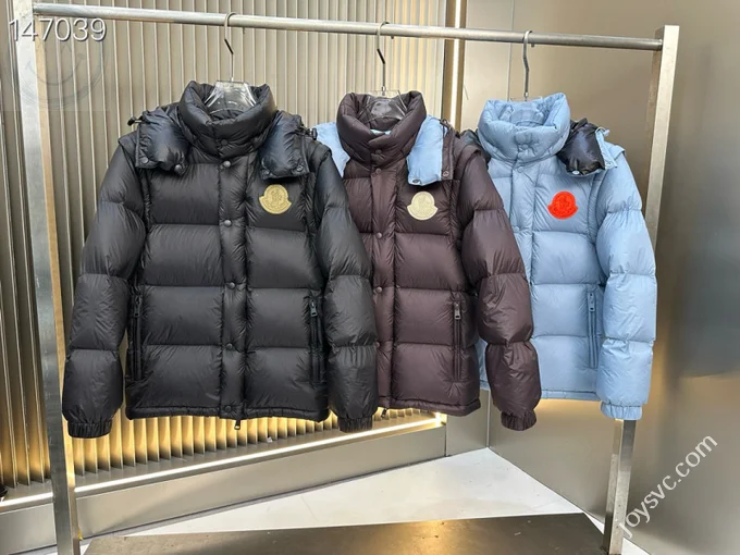 Moncler Down Jacket Luxury Unisex Puffer Sizes 1-5