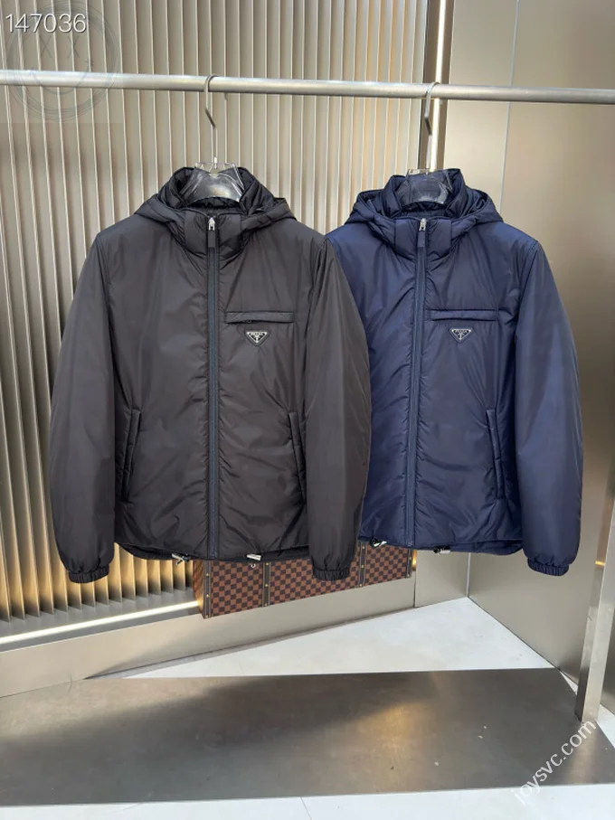 Prada Down Jacket Luxury Men's Puffer Sizes M-2XL