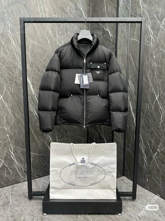 Prada Down Jacket Luxury Men's Puffer Sizes M-2XL