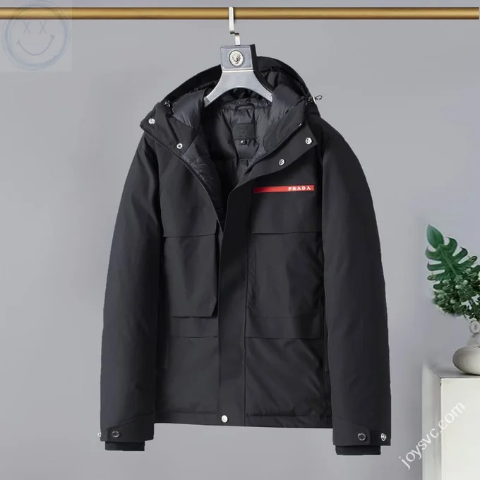 Prada Down Jacket Luxury Men's Puffer Sizes M-3XL