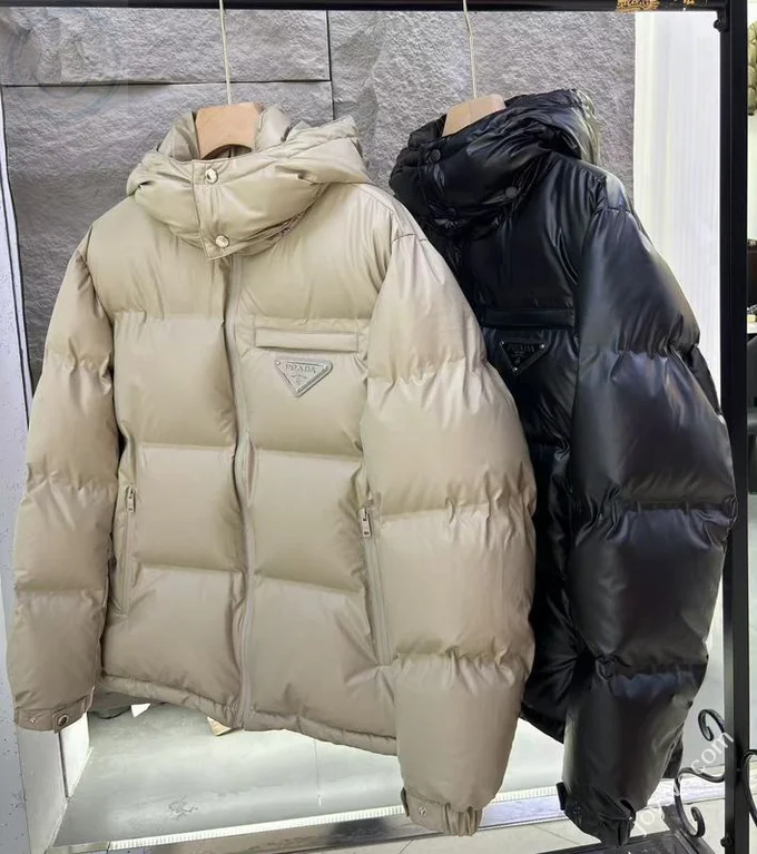 Prada Down Jacket Luxury Men's Puffer Sizes M-3XL