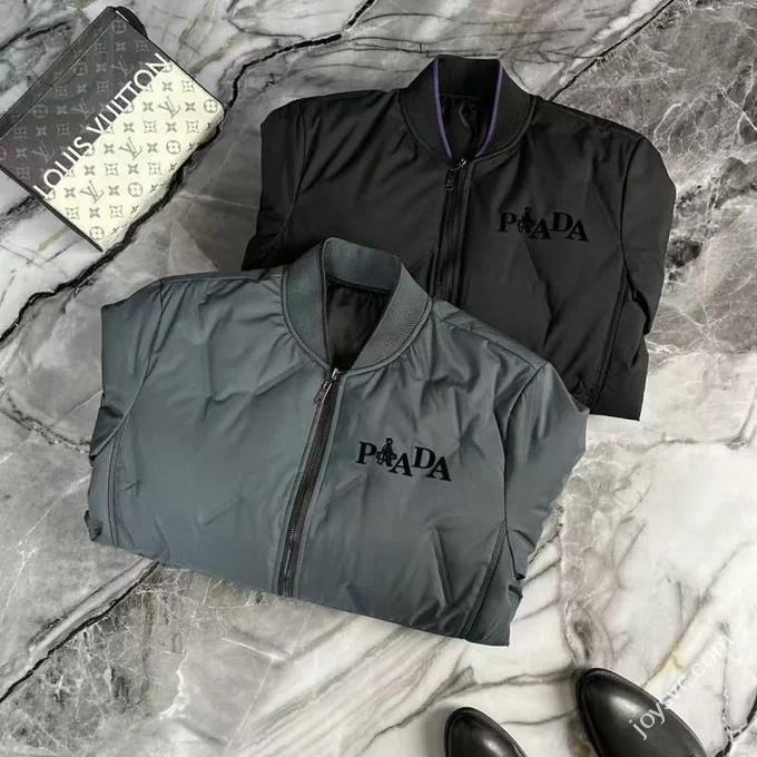 Prada Down Jacket Luxury Men's Puffer Sizes M-3XL