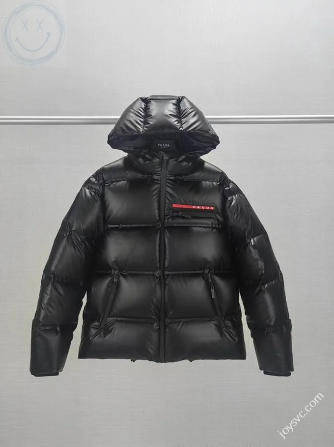 Prada Down Jacket Luxury Unisex Puffer Sizes 1-5