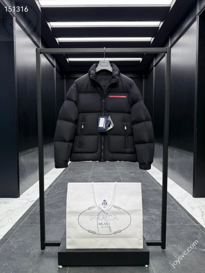 Prada Down Jacket Luxury Men's Puffer Sizes 48-56
