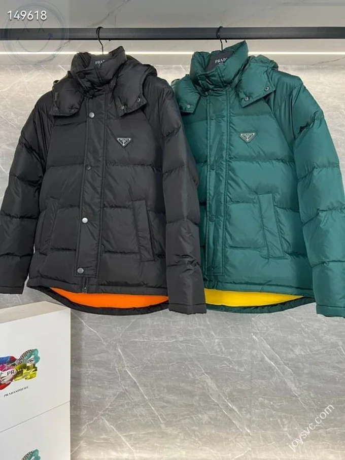 Prada Down Jacket Luxury Men's Puffer Sizes 48-56