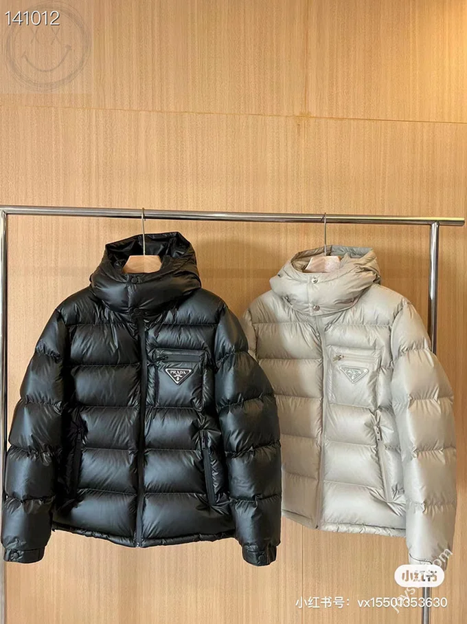 Prada Down Jacket Luxury Men's Puffer Sizes 48-56