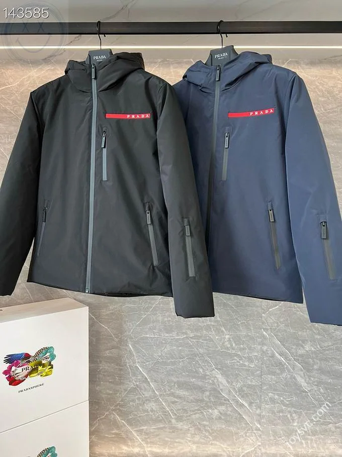 Prada Down Jacket Luxury Men's Puffer Sizes 48-56