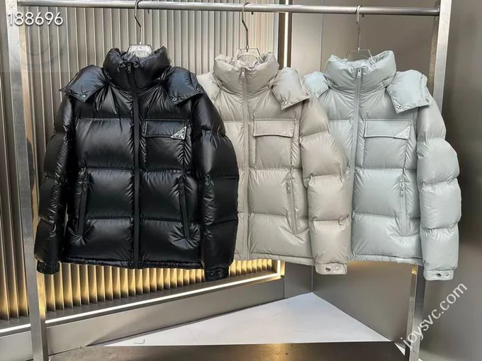 Prada Down Jacket Luxury Men's Puffer Sizes 48-56