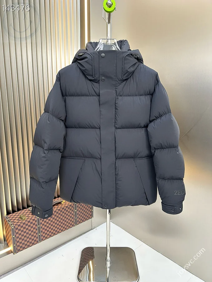 Zegna Down Jacket Luxury Unisex Puffer Sizes 1-5